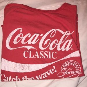 cropped coca-cola shirt